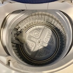 シャープ製一人暮らし用洗濯機(5.5kg)の画像