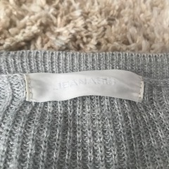 JEANASIS    ニット　薄手　グレーの画像