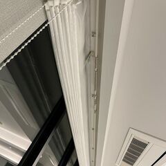 (O-2411BL15)◆FISBA◆シェードレースカーテン◆W263cm×H230cm◆ホワイト◆左操作◆