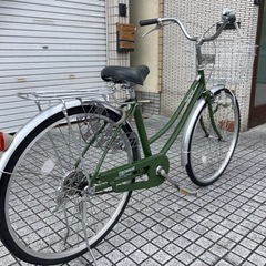 【26インチ自転車】変速なし　美品❗️サイクルベースあさひ製　若林自転車　浜大津店　SALE中❗️　　　　の画像