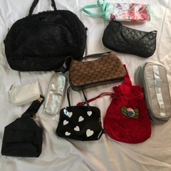 バッグ、ポーチ色々10点セット