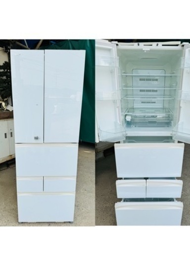 引き取り限定 東芝ノンフロン冷蔵庫 GR-J510FV(ZW) 2016年式 中古品