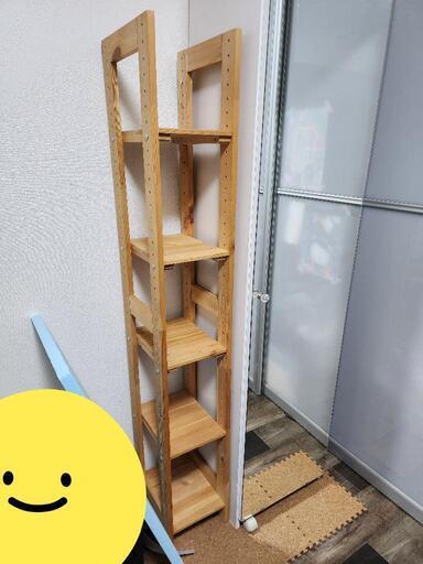 5段 木製 ラック