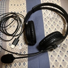 エレコム製ヘッドセット　USB-A 2m