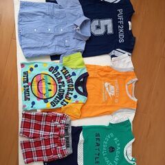 【☆値下げ☆】70cm～80cm子ども服(春夏用)11着の画像