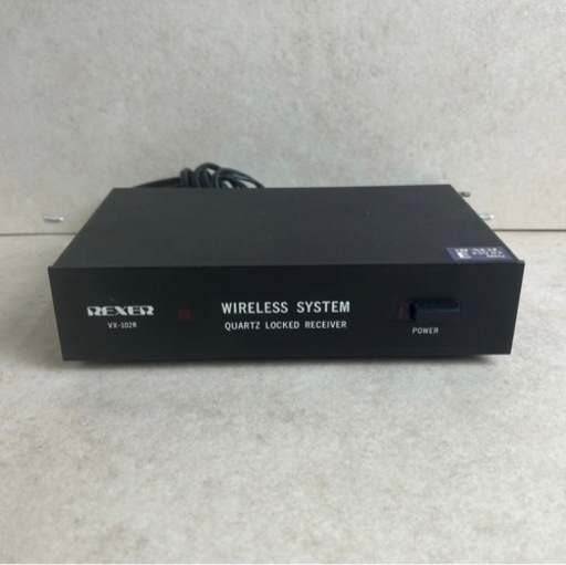 d210608 レクサー REXER VX-102R WIRELESS SYSTEM 本体のみ 貴重 通電確認済み 当時物 現状品 中古品