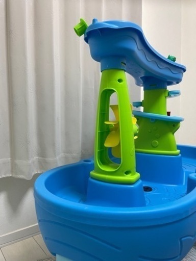 コストコ　ウォーターテーブル　ダブルシャワー　ステップ2　