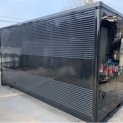 No.835 アルミバン 2ｔ 車  アルミ 箱 バイク 倉庫 トラック コンテナ 米 保管庫 物置 DIYの画像