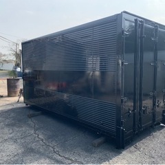 No.835 アルミバン 2ｔ 車  アルミ 箱 バイク 倉庫 ...