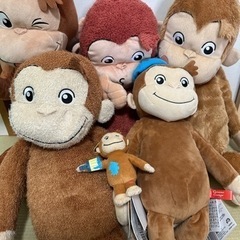 受け渡し先確定おさるのジョージセット売りおもちゃ おもちゃ ぬいぐるみの画像