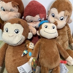 受け渡し先確定おさるのジョージセット売りおもちゃ おもちゃ ぬいぐるみの画像