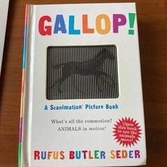 洋書　gallop 仕掛け絵本