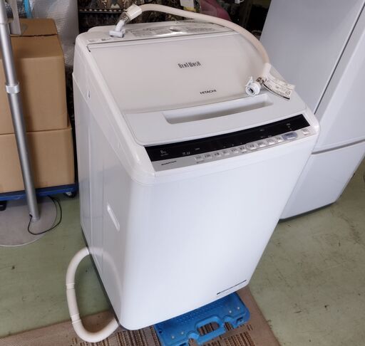 【商談中】日立 ビートウォッシュ 8㎏ 洗濯機 2019年製 BW-V80C　/DJ-1206
