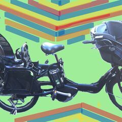 ｃ54🌈　電動自転車・リサイクル専門店　🔵　ご試乗をしてから、ご購入できます。🔴  🌕️２０インチ、チャイルドシート、３人乗り、２人乗り、１人乗り、電動アシスト自転車  🔵土日もお子様と土足のまま、いろいろなタイプのご試乗が可能です。  🔴安心の無料保証；点検サービス付き🟢バカ良心的な中古電動自転車屋です。  🟢バカ良心的な電動自転車屋です。🌈ブリヂストン、ヤマハ共同生産モデル。  🔴バッテリーは、新品の９０％以上の性能を保持してコンディション良好です。  🟢１回の充電で３０ｋｍ程度の画像