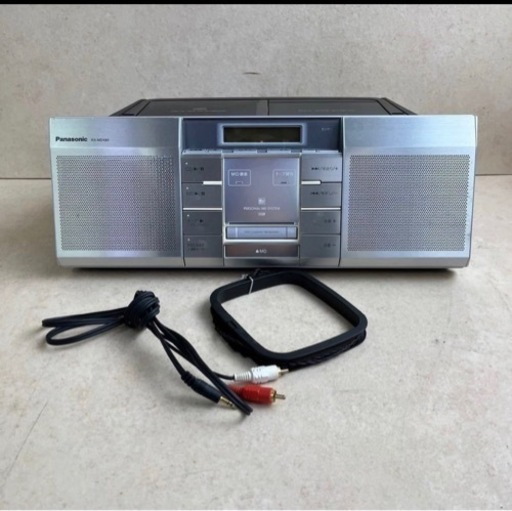 d217611 Panasonic RX-MDX85 パーソナルMDシステム MD/CD ラジカセ 通電確認済み パナソニック 現状品 中古品 MD CDラジカセ CD