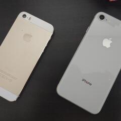 (処分済み)「2台セット！」iPhone8 & iPhone5sの画像