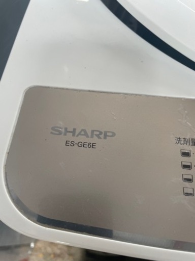 【‼️✨人気シリーズ✨‼️】シャープ6.0Kg　２０２１年製　ES-GE6E