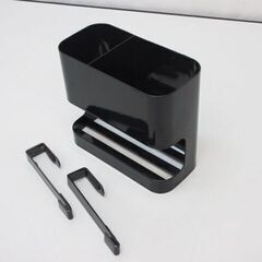 stp-2471　ドライヤーホルダー　ブラック　置き型　吊るし型...