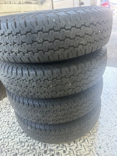 ダイハツ新車軽バン純正タイヤホイールセット　145/80R12