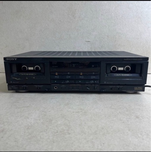 d302603 SONY ソニー 1989年製 TC-WR810 ダブルカセットデッキ レコーダー プレーヤー 動作確認済み 中古 現状品 中古品 オーディオ機器