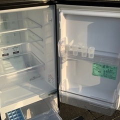 リユース　三菱　146L  冷凍冷蔵庫　2019年製　2ドア冷蔵庫　　幅48　　奥行59.5　　高さ121.3　 （ｃｍ）　MITSUBISHI  冷蔵庫