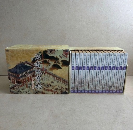 d219601 定価14万7千円 NHK シルクロードにルーツを探る 正倉院寶物 (正倉院宝物) DVD全15巻 DVD-BOX 歴史 資料 国宝 現状品 中古品