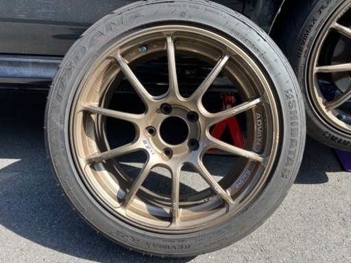advan racing rz2 タイヤホイール2本セット