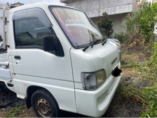 SUBARU サンバートラック社外オーディオ、車検、クーラー良好、3面フィルム、