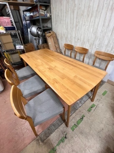 取引中◎ニトリ 6人掛けダイニングセット