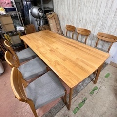取引中🐈◎ニトリ 6人掛けダイニングセット