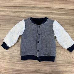 【Petit Bateau　（プチバトー）】ボアブルゾン　81㎝