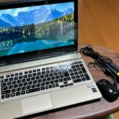値下げ【美品】高スペック NEC ノートパソコン Core i7 5500Uの画像
