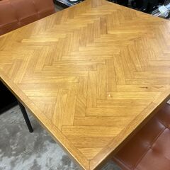 ダイニング3点セット テーブル チェア No.887● ※現金、クレジット、スマホ決済対応※