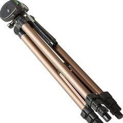 【美品中古】軽量 三脚 カメラ用（全高127cm、キャリングバッグ付）の画像
