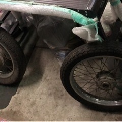 中古　CB750fore 前後ホイールタイヤ