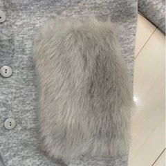 GRL♡ノーカラーポケットファーコートの画像