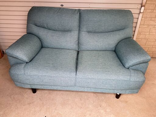 【美品】ニトリ　キャッツ 3人がけソファ 布張りソファ　0304-0-2