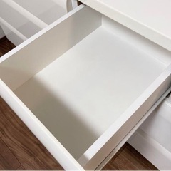 ニトリ　3段ローチェストWISH2 150LC-WH タンスの画像