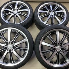 アネーロ◆7J 18インチ IS48 5/100◆BS PXⅡ 215/40R18 2022年製造品付◆プリウス 86 BRZ インプレッサ レガシィ カローラスポーツ