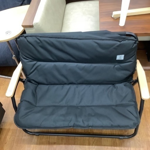 アウトドアソファ　DOD GOOD RACK SOFACS2ー500ーBK ナチュラル×ブラック