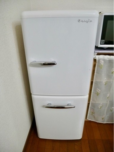 【2020年製】 冷蔵庫  e angle エディオン ANG-RE151-A1 白  149L 一人暮らし