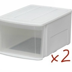 ZINUS シングルベッド&アイリスオーヤマ衣装ケースの画像