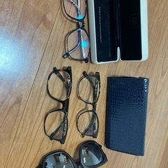 OWNDAYS メガネ度数なし +ファッションメガネ2個 +サングラスの画像