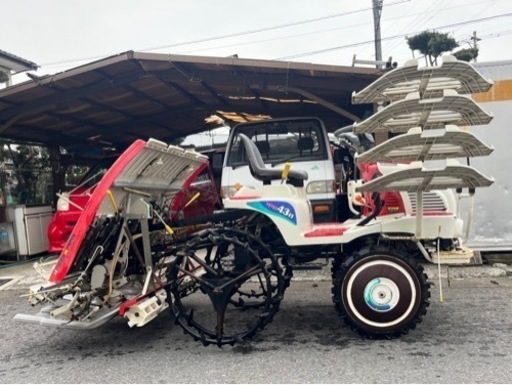 乗用田植え機 三菱 ミツビシ MPR43H ペースト施肥4条植え ロータリー式