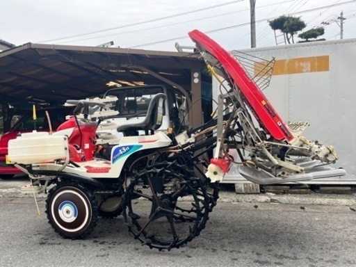 乗用田植え機　三菱　ミツビシ　MPR43H ペースト施肥4条植え　ロータリー式　セル付　最大6馬力　まくらっこ