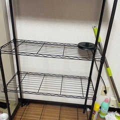家具 収納家具　組み立て式棚　幅28＊74cm 高121cm
