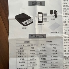 呼び出しブザーの画像