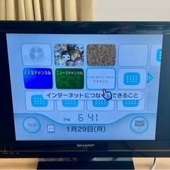 任天堂Wii白本体➕リモコン赤の画像
