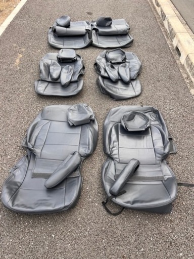 デリカd5 前期　シートカバー　7人乗り