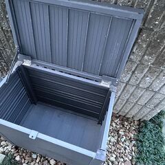 【ご希望に添えずすみませんでした】外置きふた付きごみ箱１　さしあげますの画像